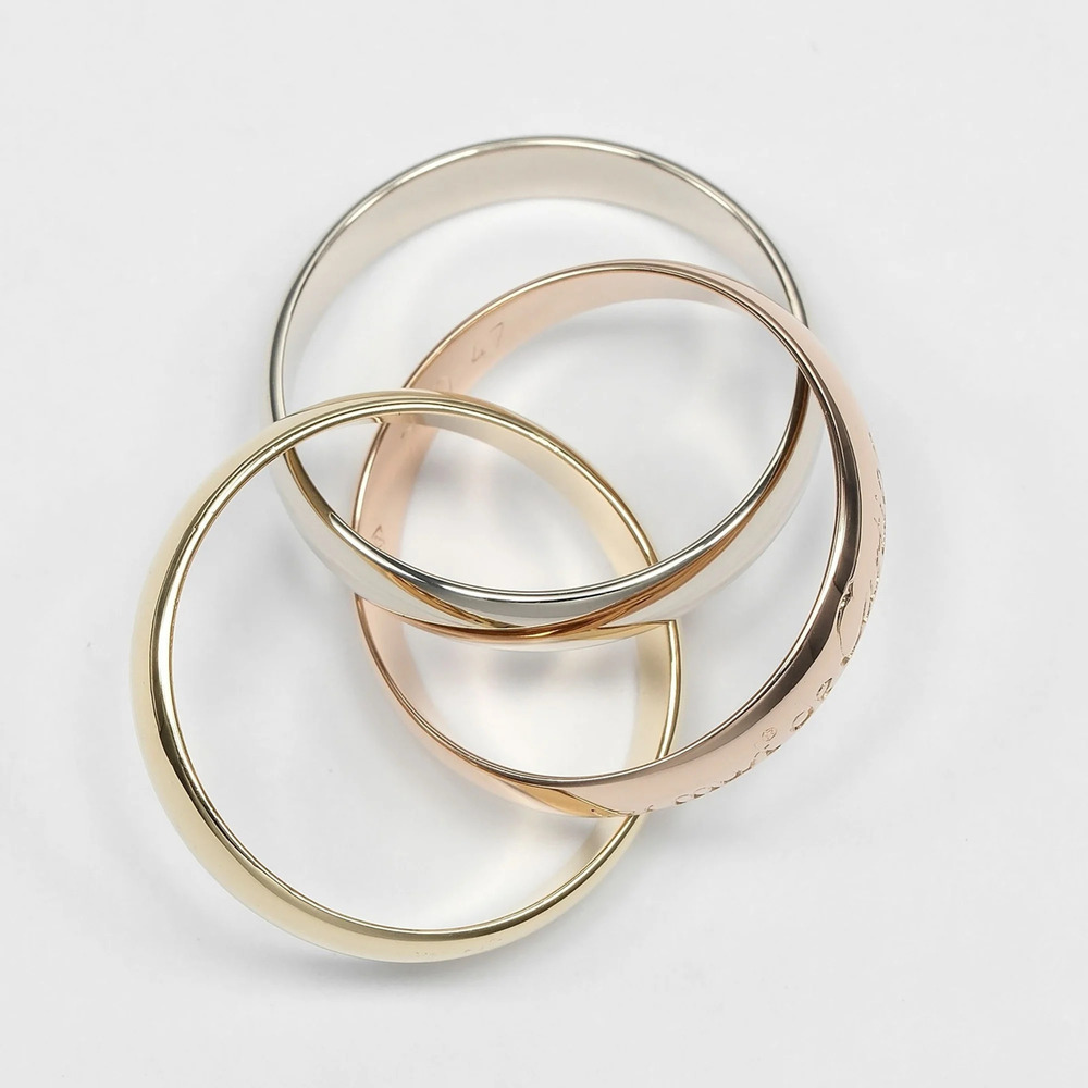 CARTIER 18k Gold Trinity Ring - Picture 8 of 9